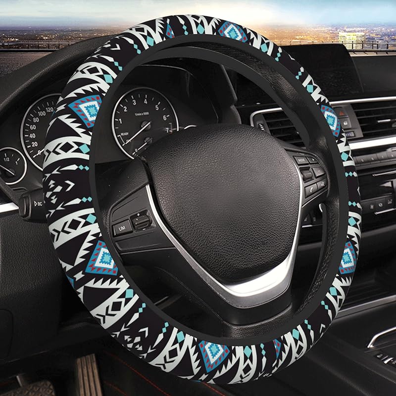Halloween Bats Car Steering Wheel Cover Universal 15 Inches Anti-Slip Breathable Sweat Absorption Neoprene Car Accessories