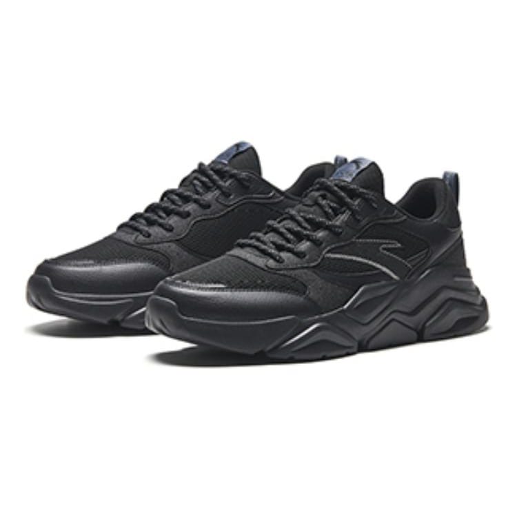 Anta Life Collection Mid Top Running Shoes Men's Black 912338821-1