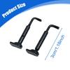 2 Pieces 4/4 Violin Chinrest Screws Sturdy Replacement Metal Easy Installation and Removal Musical Instrument Components