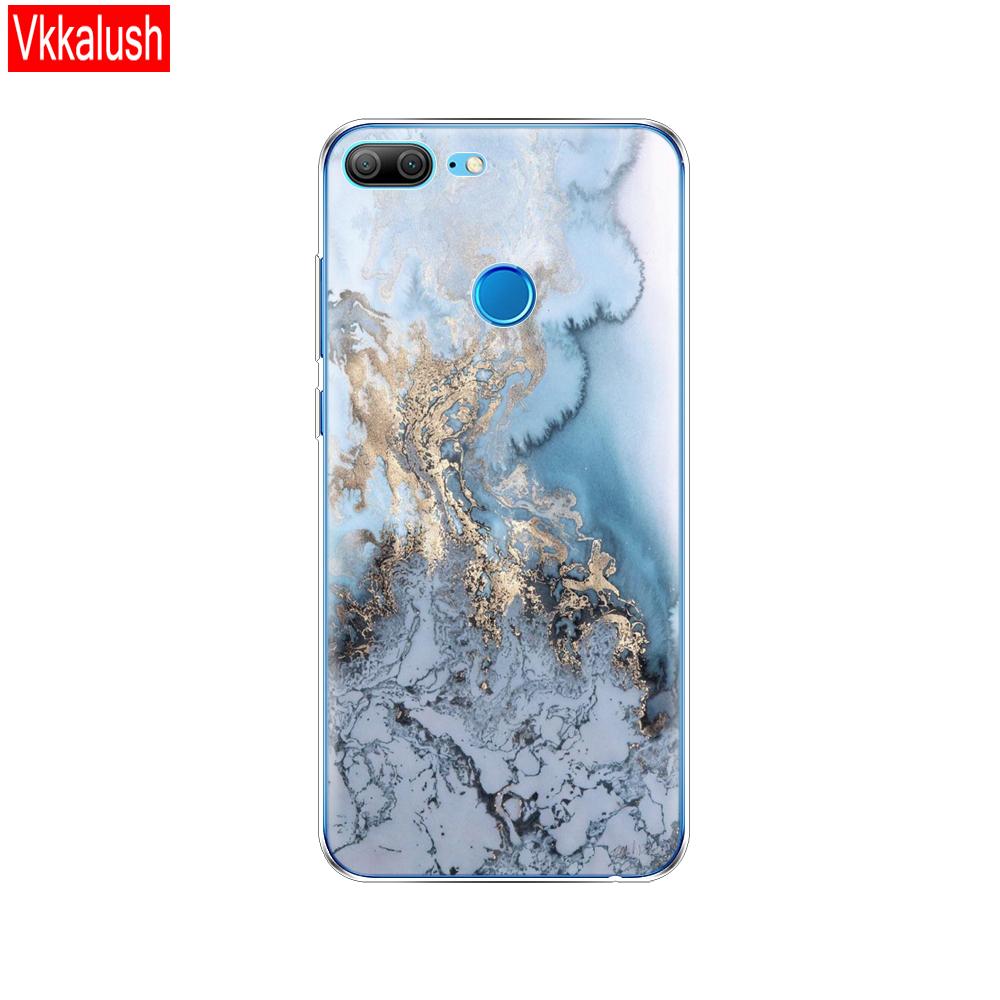 Hülle Handyhülle für Huawei Honor 9 Lite weiches TPU Silikon Rückseite 360 Vollschutz Druck transparent Coque Shell