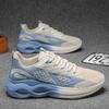 Men's Shoes 2025 Summer New Youth Trend Breathable Mesh Fly Knit Shoes Design Soft Sole Sporty Style Casual Shoes