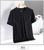 Short Sleeve T-Shirt Men'S Summer Ice Silk Versatile Half Sleeve Men'S Casual Large Size T-Shirt Men'S Quick Drying Loose Top Clothing T