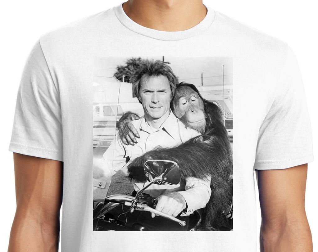 Big Guys Rule Big and Tall Clint and Clyde Every Which Way But Loose Photo Performance T Shirt