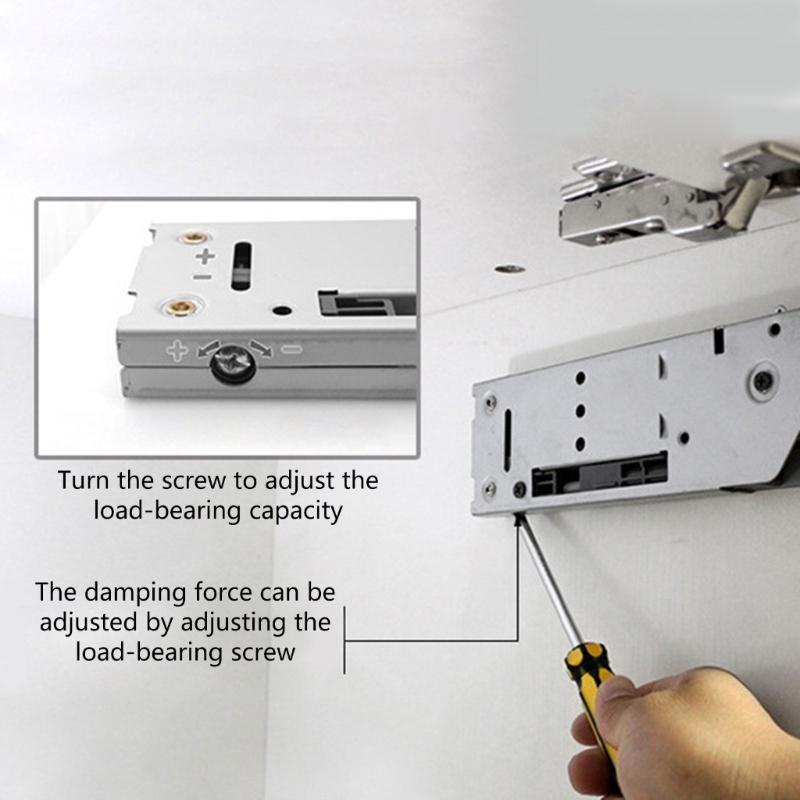 Heavy Duty Zinc Buffers Mechanism Hydraulic Support Rod For Cabinet Door Noise reductions Technology Upgrades Tool