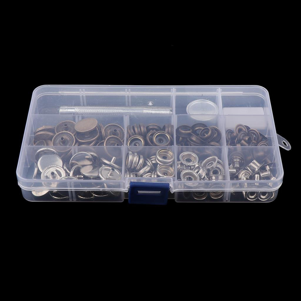 

Fastener Studs Popper Button Leather Fabric Jean Fixing Tool Kit 17mm