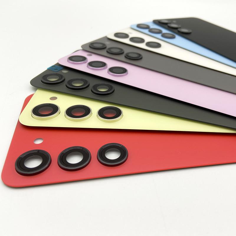 NEW For Samsung Galaxy S23 Back Cover Glass Rear Door Housing Battery Replacement For Galaxy S23 S 23 With Lens