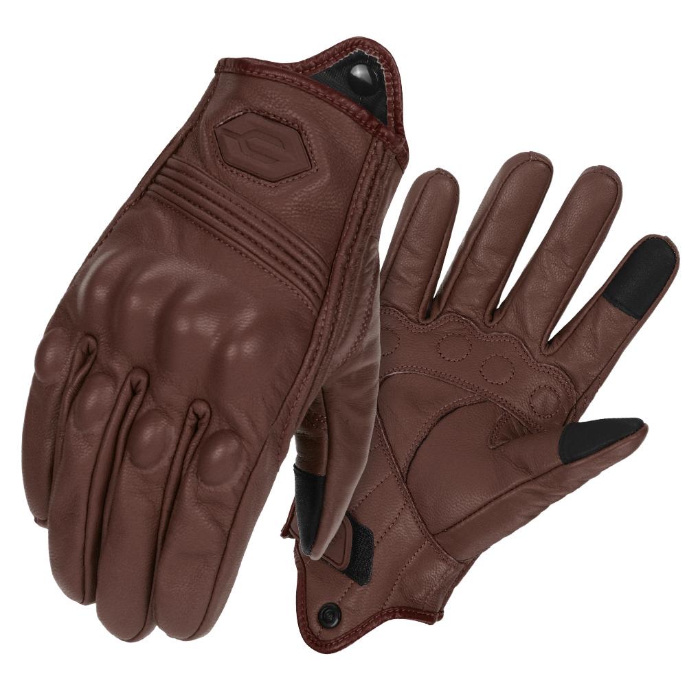Motorcycle Gloves Breathable In Summer And Warm In Winter Off-road Motorcycle Anti Fall Touch Riding Gloves Retro Leather Gloves