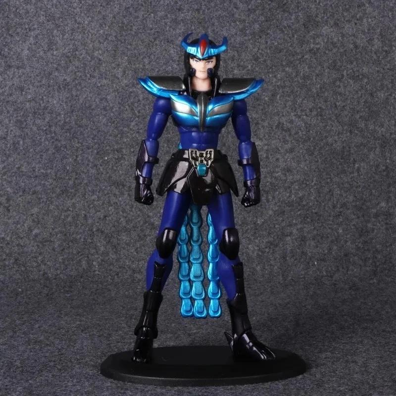 19CM Japanese Anime Saint Seiya Figure Phoenix Ikki Hyoga Seiya Shiryu Standing Figure Toy PVC Box Figure Collection Decoration