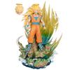 33cm Anime Dragon Ball Z Super Saiyan 3 Son Goku Battle Ver. PVC Action Figure Game Statue Collectible DBZ Model Toys Doll Gifts