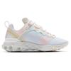 Neuer Nike React Element 55 Weiß Karmesinrot Gold Damen DB5926-011
