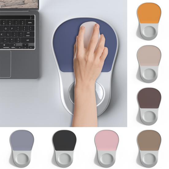 Podložka pod myš s opěrkou zápěstí Ergonomická Protiskluzová Úleva od bolesti zápěstí Podložka pod myš pro notebook Počítačová podložka s polštářkem na podporu zápěstí PC Příslušenství
