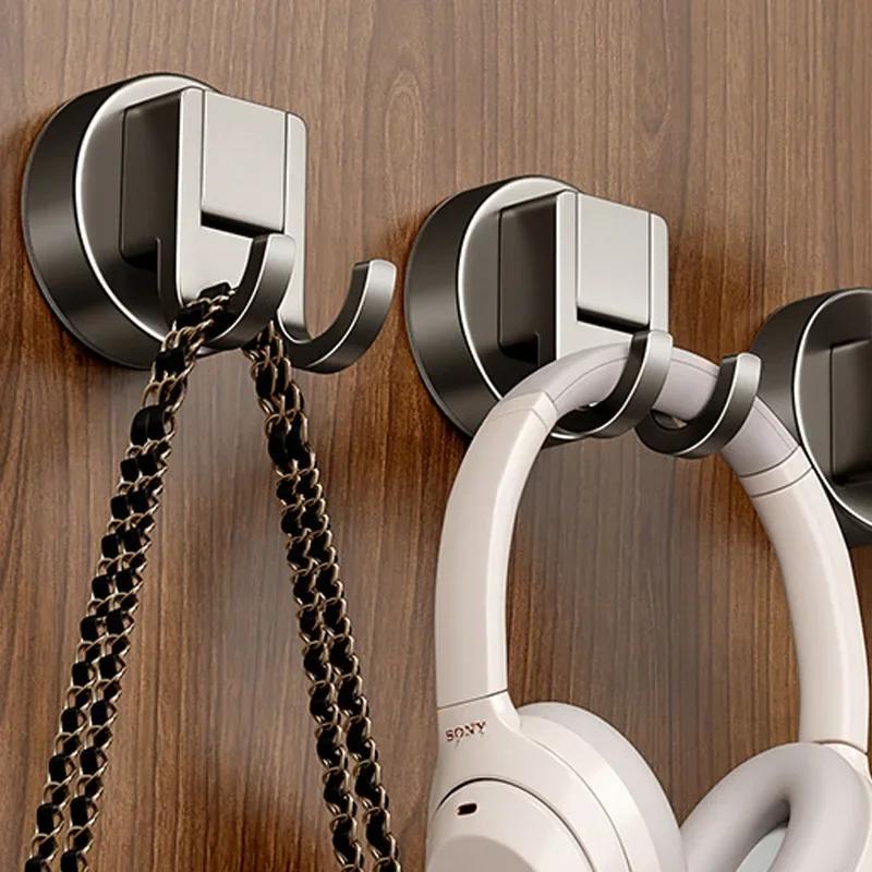 

Suction Cup Hooks - No-Drill Wall Hooks for Bathroom, Kitchen, Door, Tile, Glass, Holds 5lbs, Removable & Reusable (Clear United States