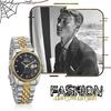 JEWELRYWE Couple's Watches, Popular Stainless Steel Analog, Waterproof, Japanese Quartz Movement, Bracelet Watch, Fashion Accessory, Perfect Gift for