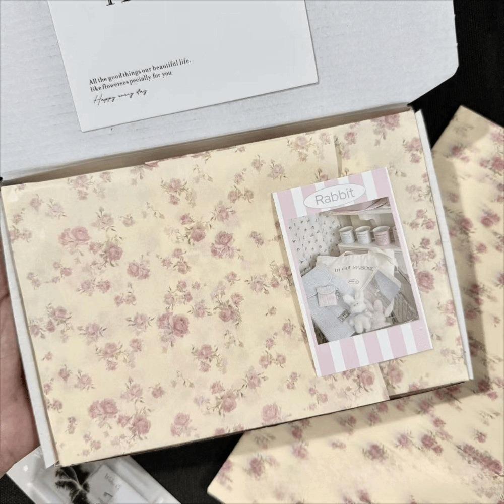 10PCS Hand-rubbed Bowknot Sydney Paper Cotton Texture Bowknot Design Cotton Paper Gift Wrapping Flower Wrapping