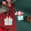 Full Hosting Eco-Friendly Acrylic Earrings, Christmas Snowman Christmas Tree Santa Earrings