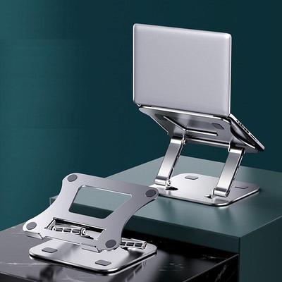 515 Adjustable Aluminum Laptop Stand with Heat Dissipation and Rotating Feature
