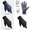 Winter Men Women Warm Leather Touchscreen Gloves For Cycling Driving Delivery