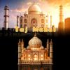 Hallisun 3D Wooden Taj Mahal Wooden Model with LED Indian 3D DIY Mechanical Building Adults Japanese Instruction Manual Vintage Home Birthday 388