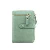 Multi-card Slot Women Card Bag Folding PU Leather Coin Purse Simple Short Women Wallets  Girl