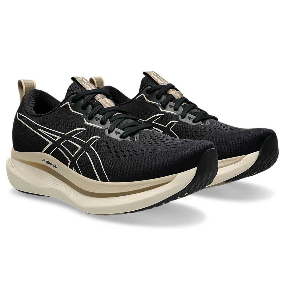 New Asics GlideRide Max Black Oatmeal 1011B891-001