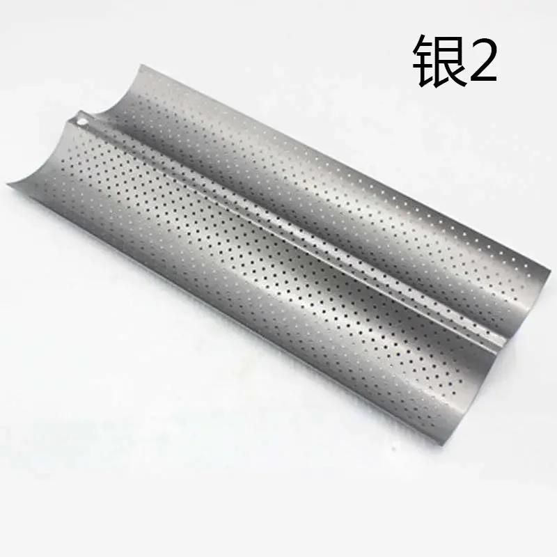 

Форма для французского хлеба для выпечки, противень для выпечки хлеба, практичная форма для кекса, форма для багета, 2/3/4 желобка, волнообразный инструмент для выпечки хлеба