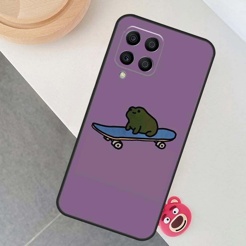 Cute Cartoon Frog Case For Samsung Galaxy M14 M34 M54 M33 M21 M31 M16 M36 M56 M53 M13 M12 M32 M52 M15 M55 M35
