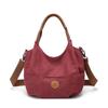 Canvas Shoulder Bag Large Capacity Tote Bag Women's Commuter Underarm Bag