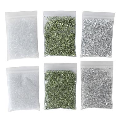 Drcené sklo Nepravidelná výplň formy Třpytky pro nehtové umění Řemeslo Výplň vázy DIY Výroba šperků