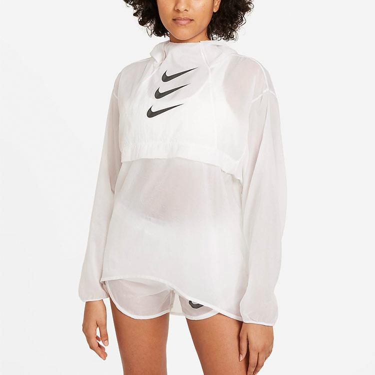 (WMNS) Nike AS W NK Run DVN PO PCKBL JKT Jacket White Women's DA1277-100