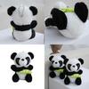 Panda Bamboo Shoots Animal Stuffed Plush Key Chain Toy Children Birthday Gifts