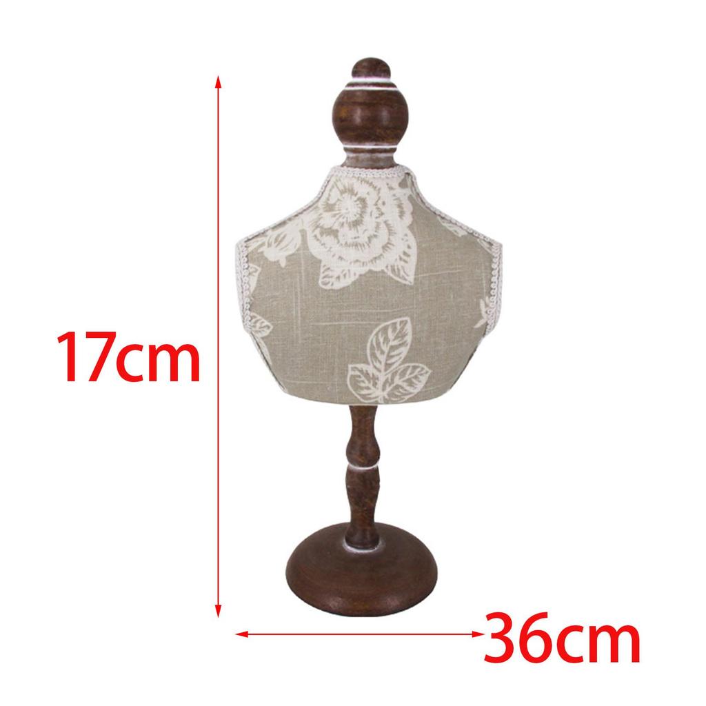 Necklace Storage Holder Mannequin Elegant Display Stand Jewelry Chain Organizer Decor Girls