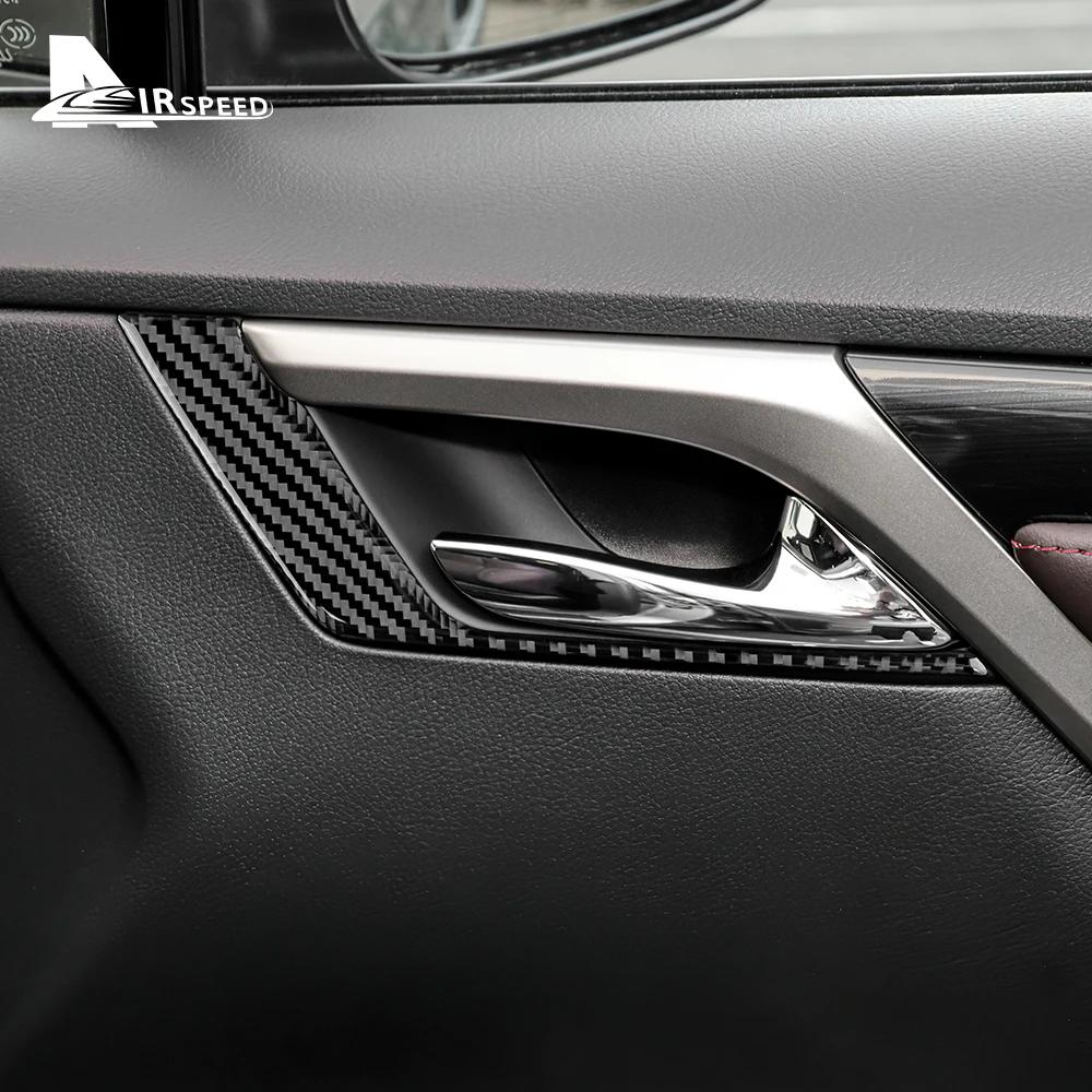 Carbon Fiber Interior Door Handle Sticker for Lexus RX350 RX450h 2016-2021 LHD