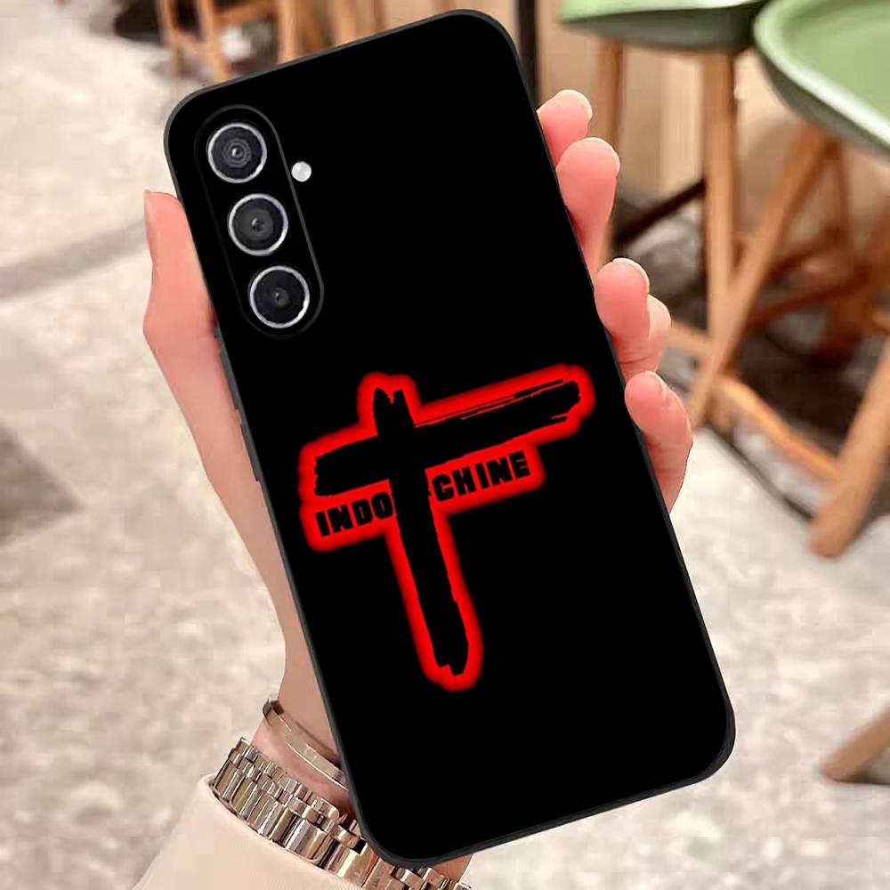 Band Indochine Phone Case For Samsung S25 Edge 24 23 22 21 20 Ultra Plus Fe Galaxy A54 53 34 25 16 Silicon Cover