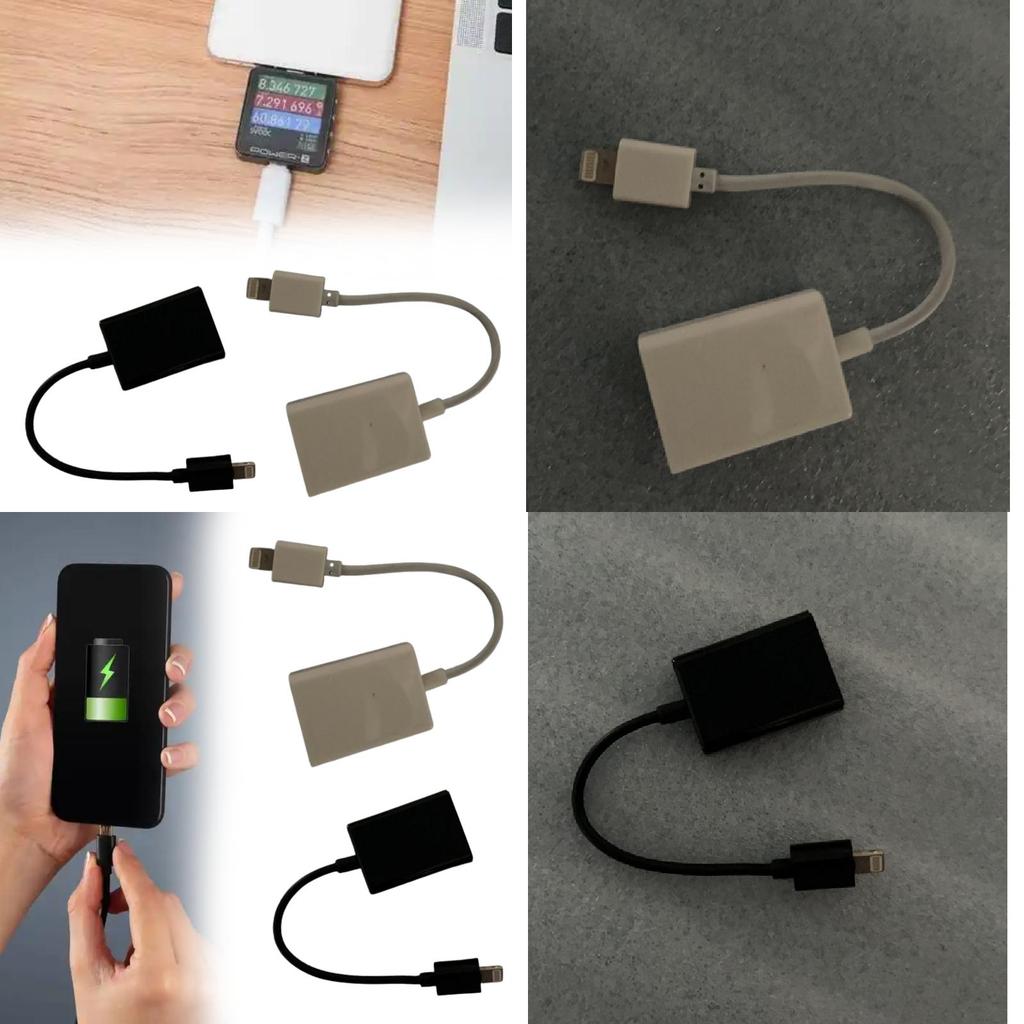 Apple Usb Otg Adapter For Iphone Ipad With Charging And Data Transfer Functionalities For Mobile Users