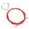 MEROCA Bicycle Shifter Cable Housing Kit Bike Brake Cable Housing Sets Bicycle Brake Line TubeRed