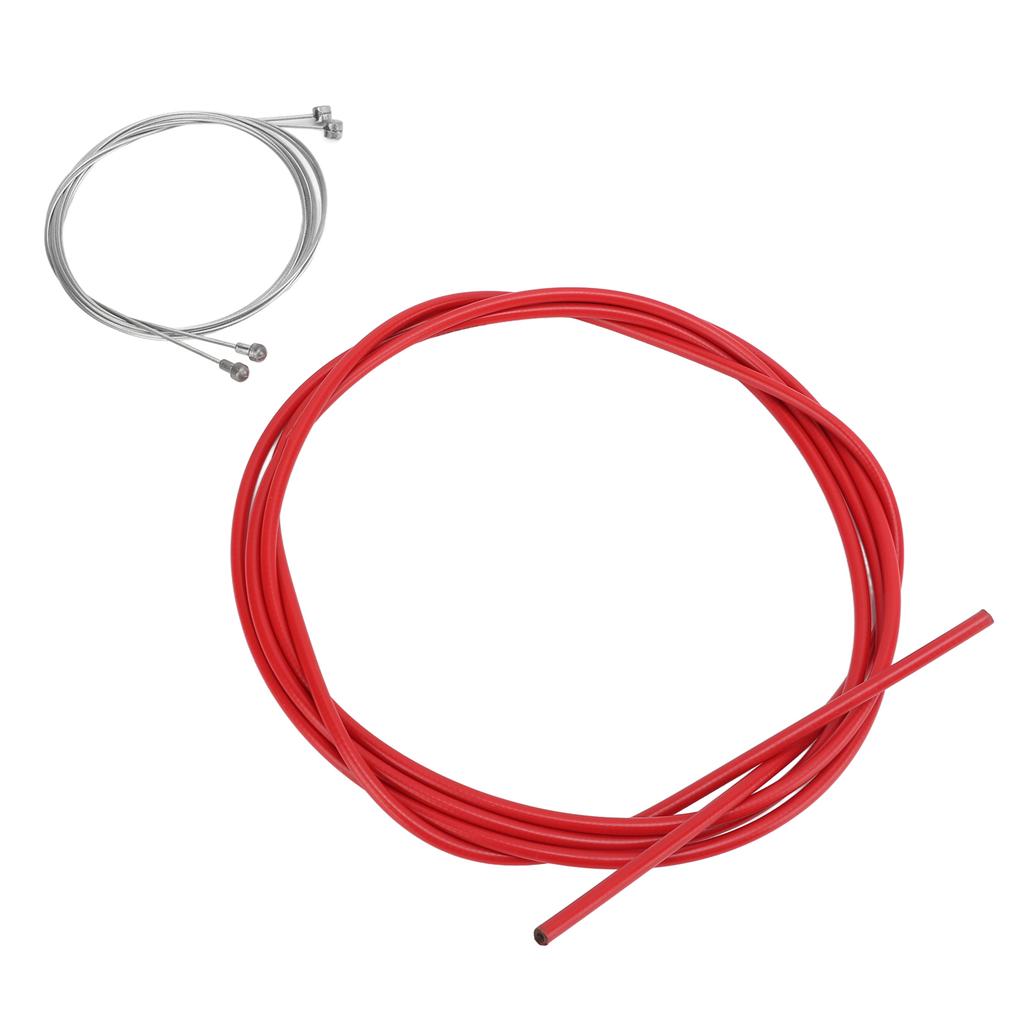 MEROCA Bicycle Shifter Cable Housing Kit Bike Brake Cable Housing Sets Bicycle Brake Line TubeRed