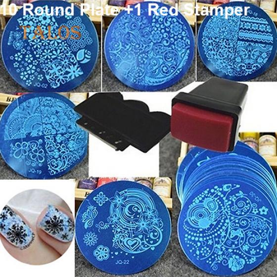 Nail Art Tool Stamper Scraper Stencil Wraps Nail Removers Files Glitter Powder Nail Care