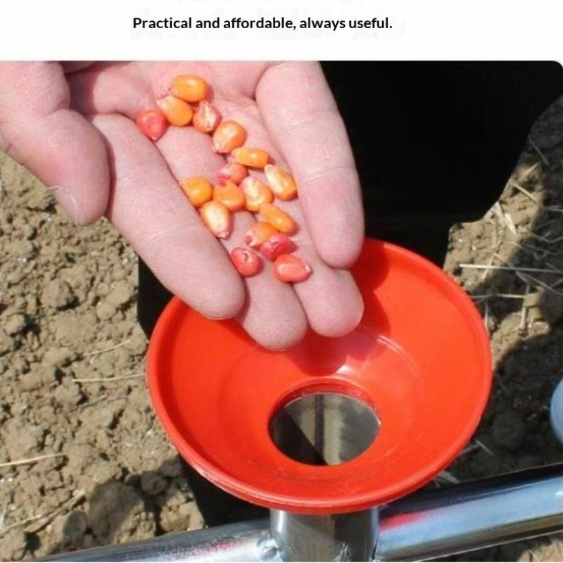 Manual Granular Fertilizer Applicator Labor Saving Adjustable Output For Agricultural Corn Cane Vegetable Garden Fertilizing