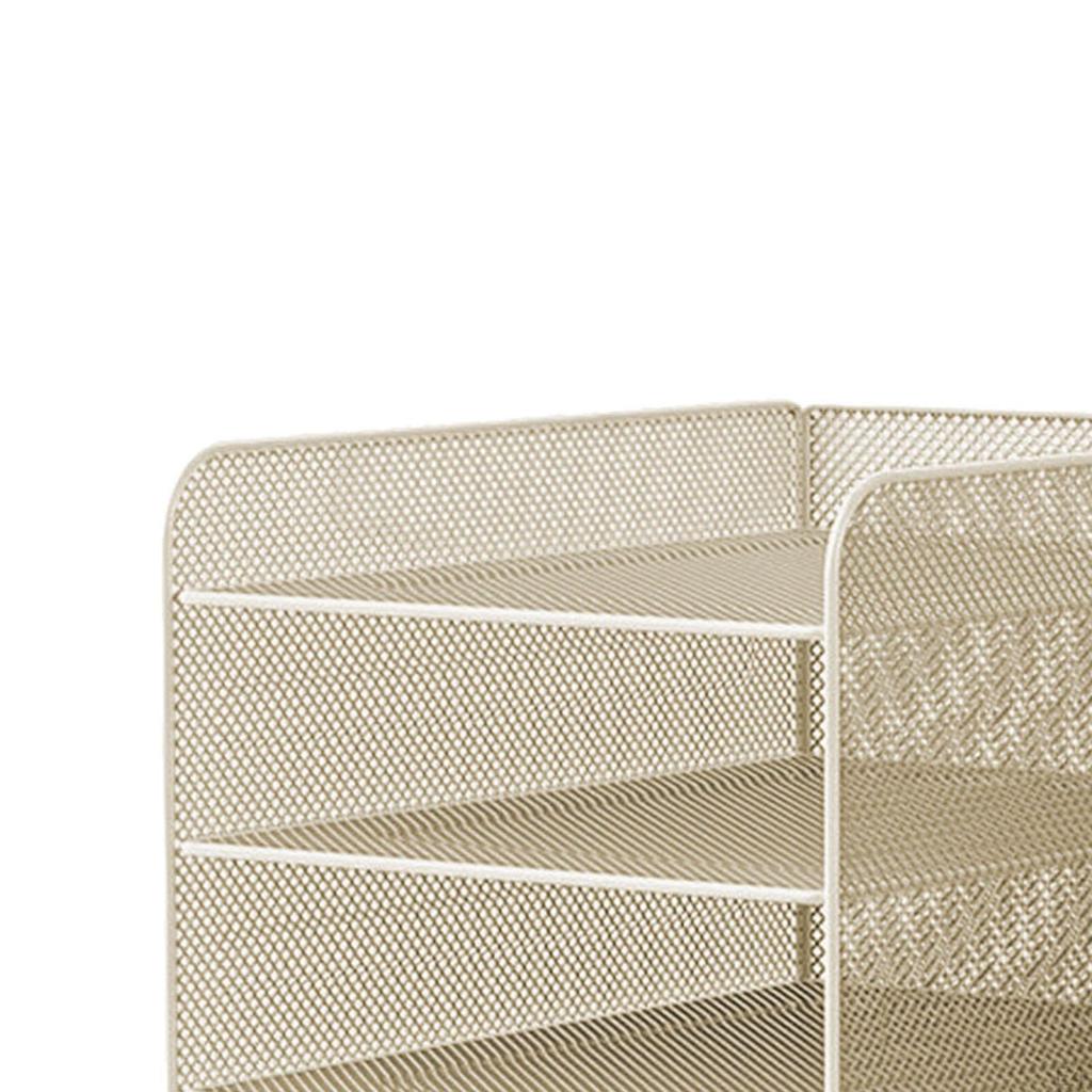 Desktop-Organizer Dokumentenablage Stifthalter Kreative Papierablage Mesh-Datei für