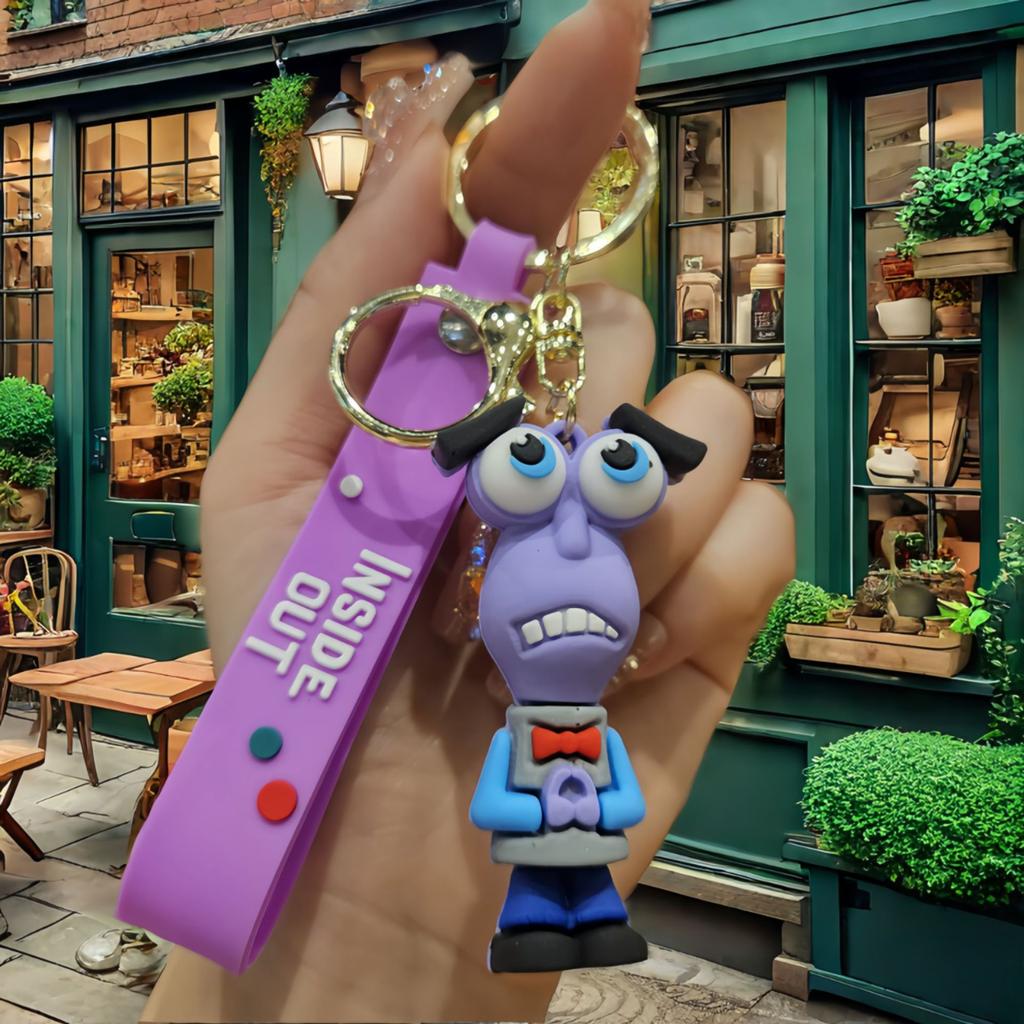 Movie New Brain Secret Service Keychain Dr. Amy Bobir Worry Key Chain Men's and Women's Pendant