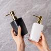 Bathroom Portable Shampoo Empty Bottle Household Compression Soap Dispenser 400ml Ceramic Lotion Bottle Bathroom Accessories