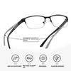 Blue Light Glasses Photochromic Sun Eyewear Half-frame Business Multifocal Presbyopia Glasses Diopter To +4.0 Eyeglasses for Men