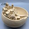 Mediterranean Style Bowl Conch Storage Bowl, Desk Decorative Tray, Exquisite Greek Santorini Home Decor Island Charm for Keys Jewelry Coins