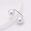 Elegant Minimalist Pearl Pin Brooch for Neckline and Waist
