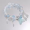 Colorful Crystal Beaded Fishtail Bracelet: Sweet, Fairy-Inspired Gift for Best Friend or Girlfriend - Perfect for May Day Outings