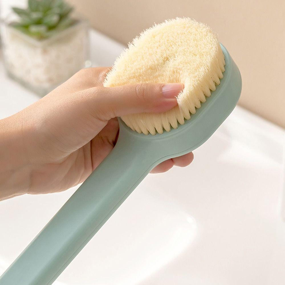 Comfortable Bath Brush Long Handle Back Brush Creative Massage Brush For Bathroom Home