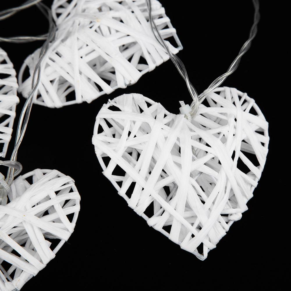 Rattan Rattan Decor Ornament 2.8in Woven Heart Pendant Heart Rattan Ball Wedding Scene