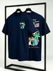 Beach Ride Bad Fast Motocross T Shirt for Men Cotton Dirt Bike Racing Graphic Tee Casual Short Sleeve White  New Summer