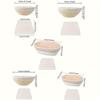 1 Set, Gärkörbchen-Set, ovaler, aus Rattan geflochtener Brotteigkorb mit Einsatz, ideal zum professionellen und privaten Backen von Sauerteigbrot,
