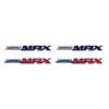 2pcs Car Rear Trunk Emblem Sticker Badge Decoration